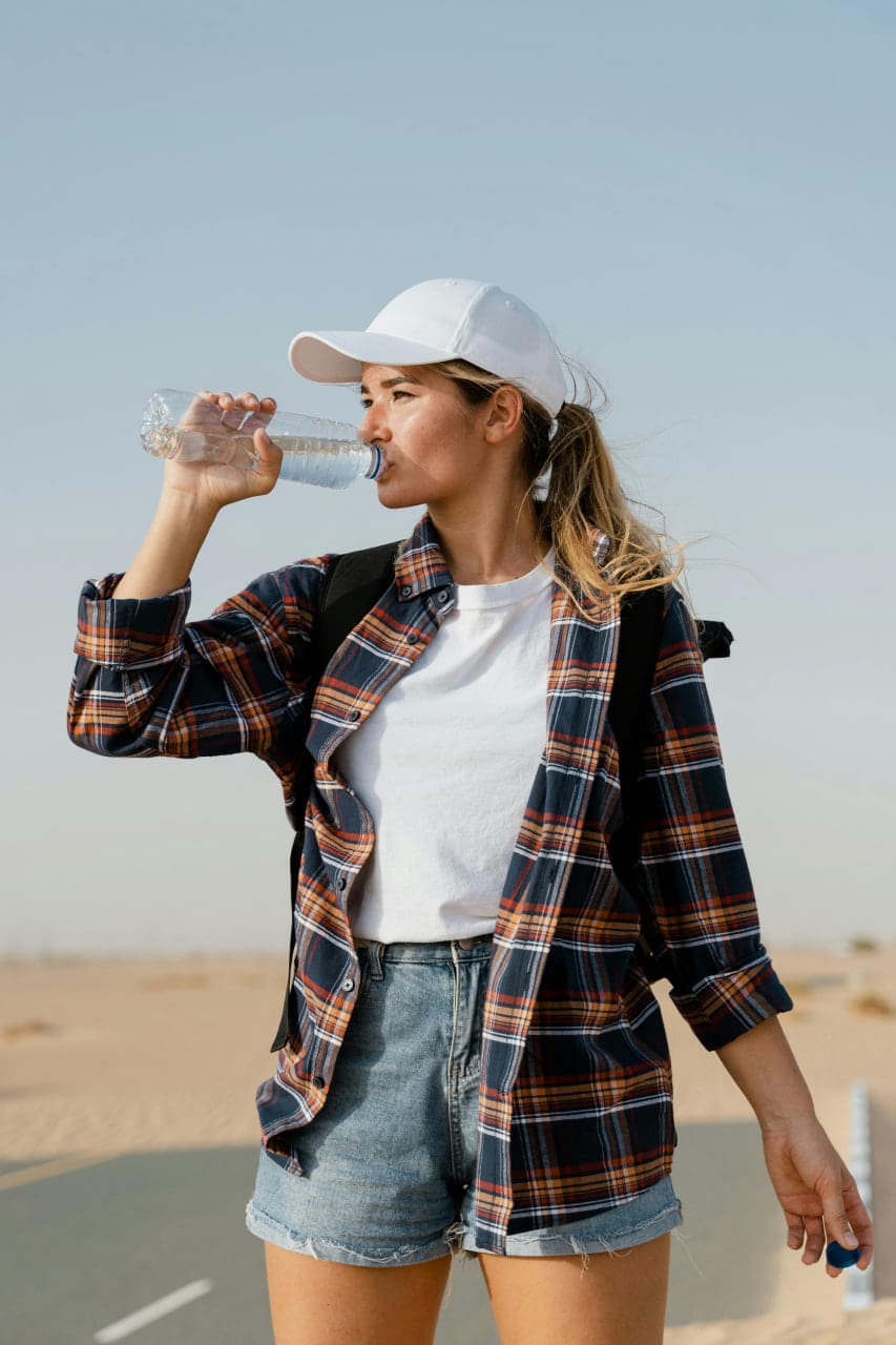 Stay hydrated during your beach trips
