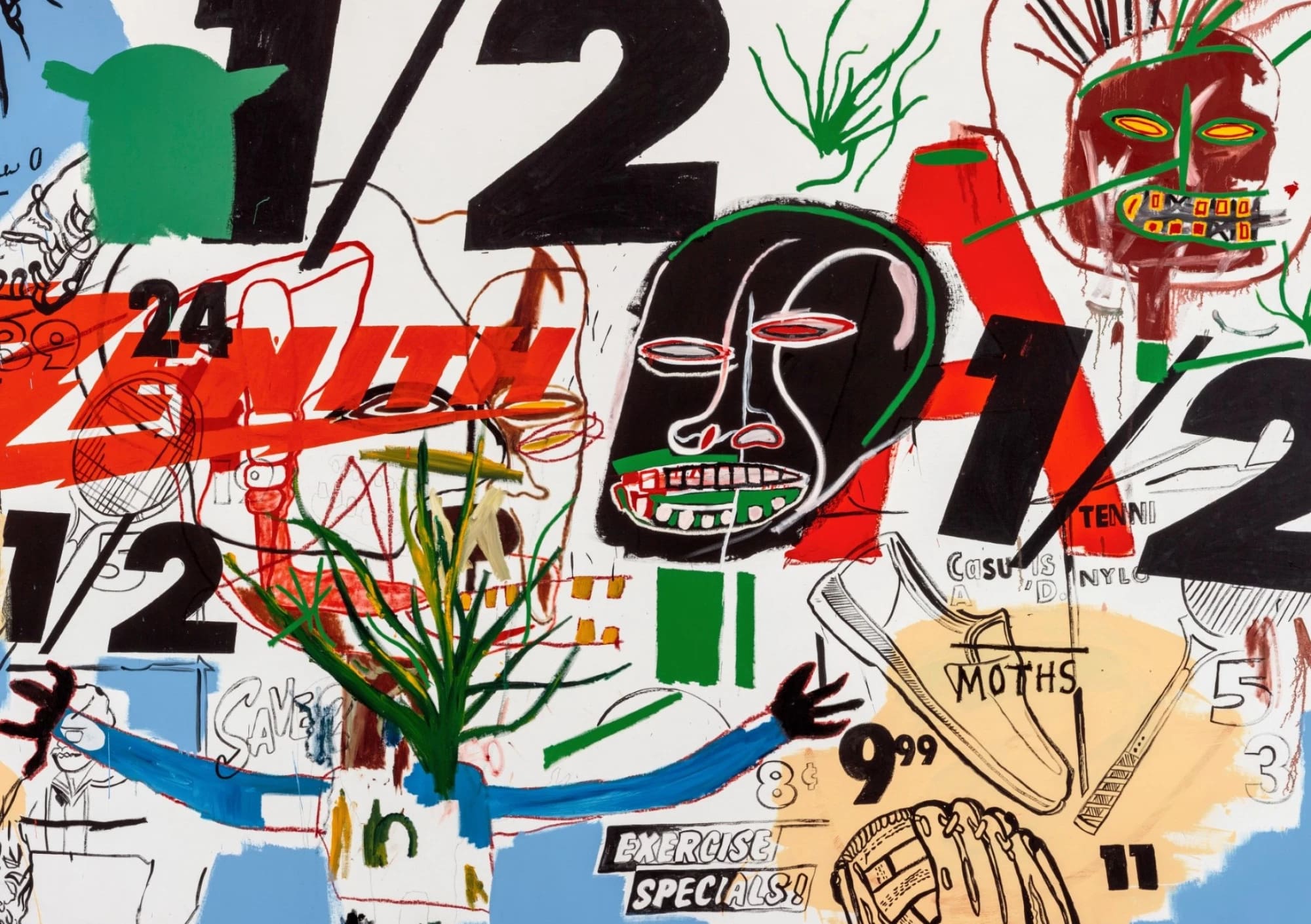 Warhol and Basquiat's "Untitled" (1984)