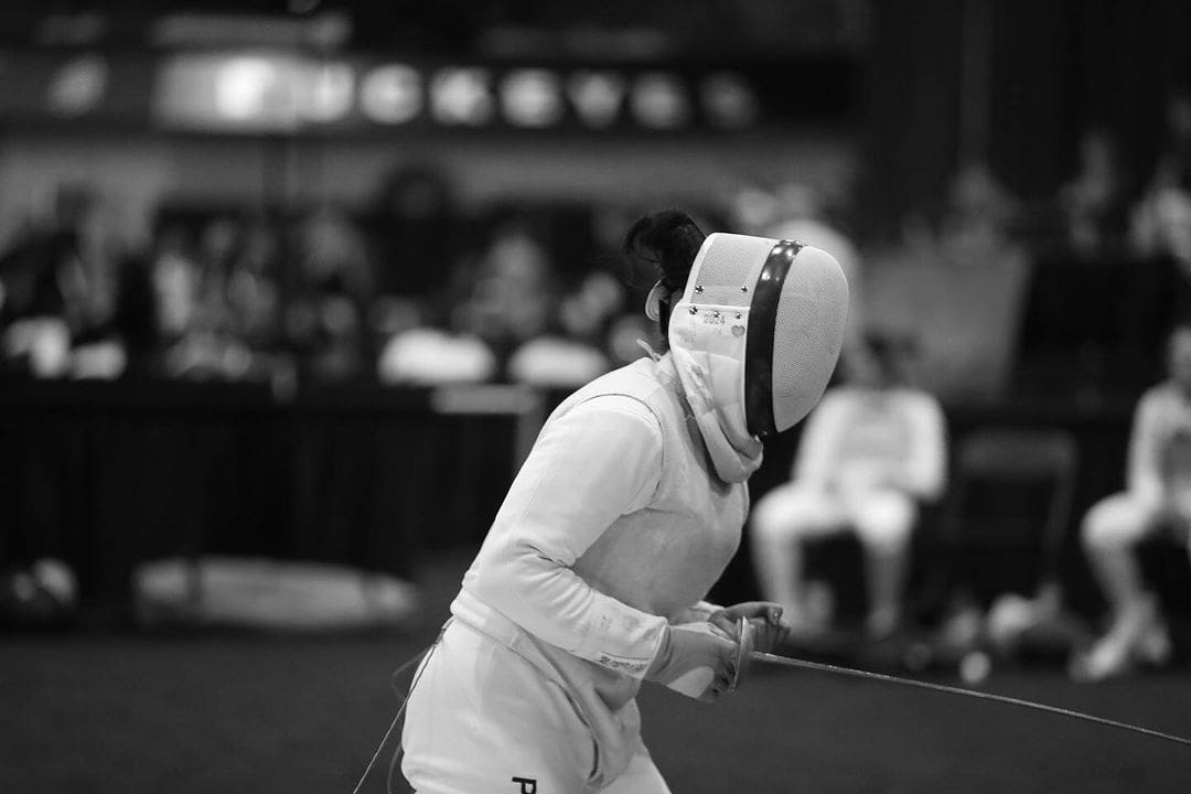 Catantan, who plays the foil, represented her university, Pennsylvania State, at the National Collegiate Athletic Association in the United States