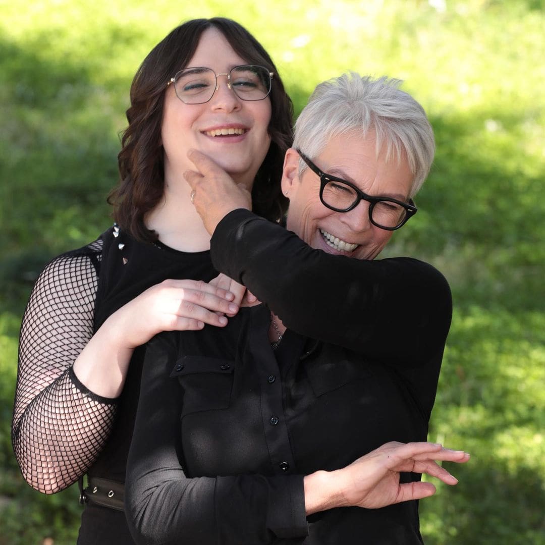 Ruby Guest with mother, Jamie Lee Curtis