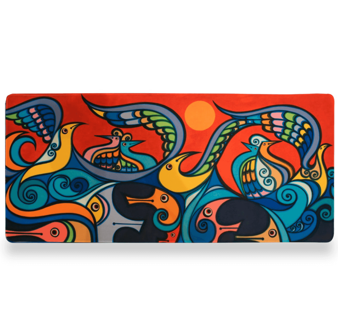 deskmat from imao studios and fundacion sanso