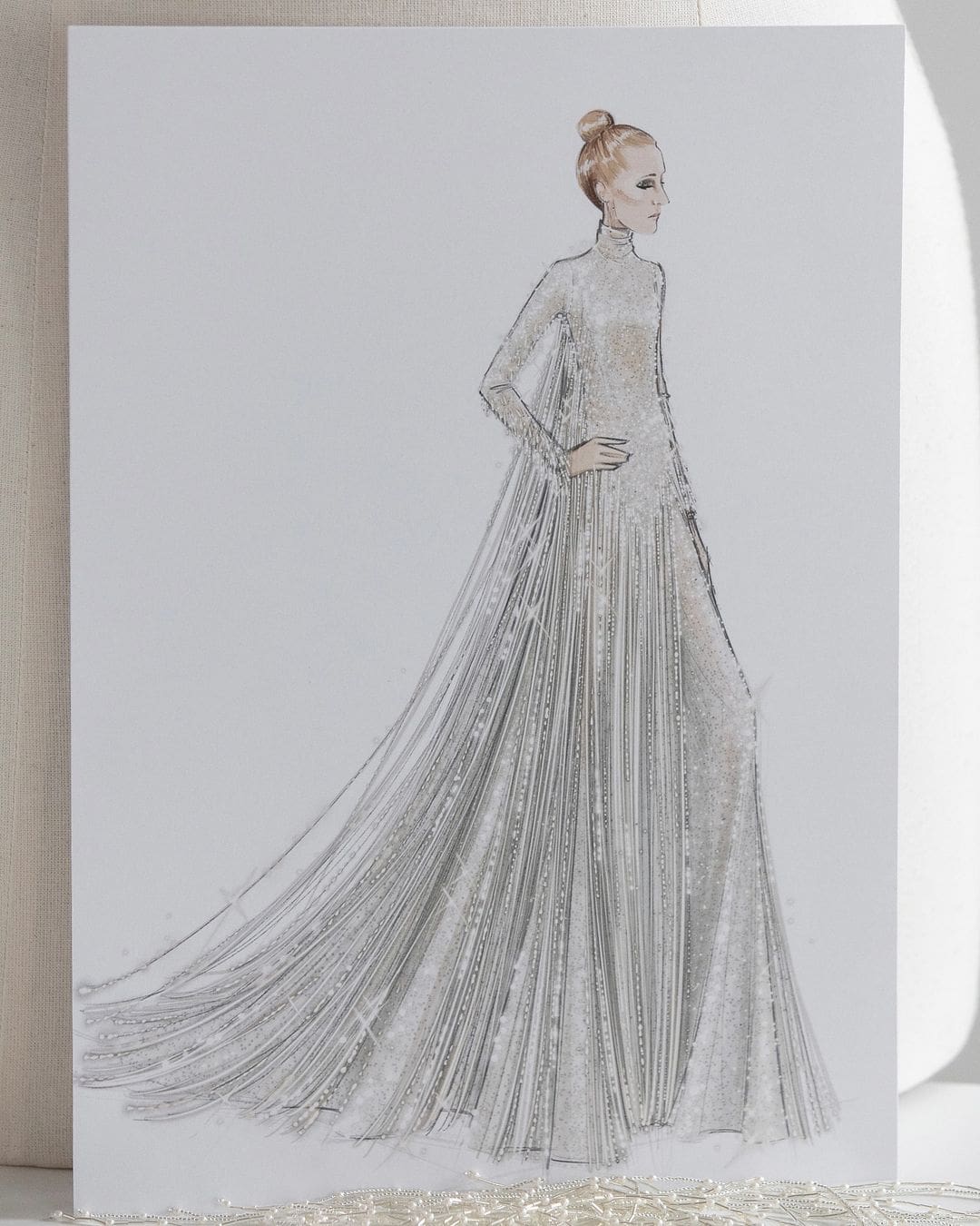 Dior behind the scenes in the making of Dion's Opening Ceremony dress