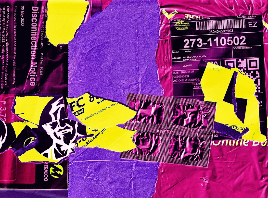 TOP LEFT: A still from Sari Dalena's film "Two Kisses of Eros 2 Dahling Nick." TOP RIGHT: Veejay Villafranca's "Caught." BOTTOM LEFT: Karl Castro's "Rehearsal for unboxing time 20230502_0001 v4." BOTTOM RIGHT: A still from Adjani Arumpac's film "Mother Mameng."