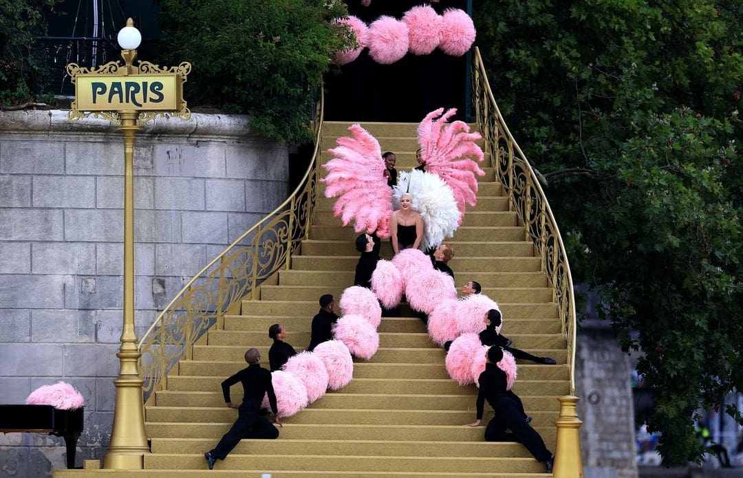 Lady Gaga at the Paris Olympics