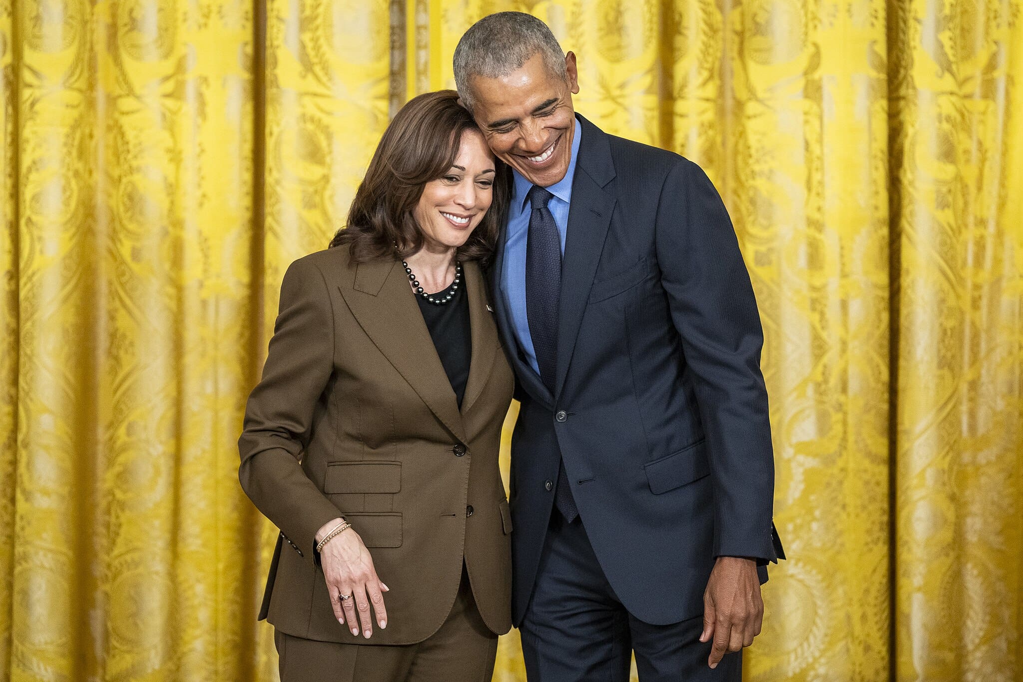Kamala Harris and Barack Obama