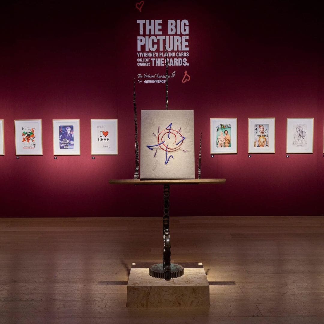 "The Big Picture" is a series of playing card prints designed by Vivienne Westwood