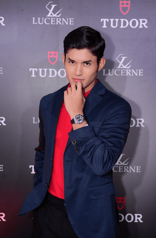 LEFT: Grae Fernandez wearing the new Tudor Pelagos FXD Chrono Cycling Edition. RIGHT: Grae Fernandez with the new Tudor Black Bay 41.