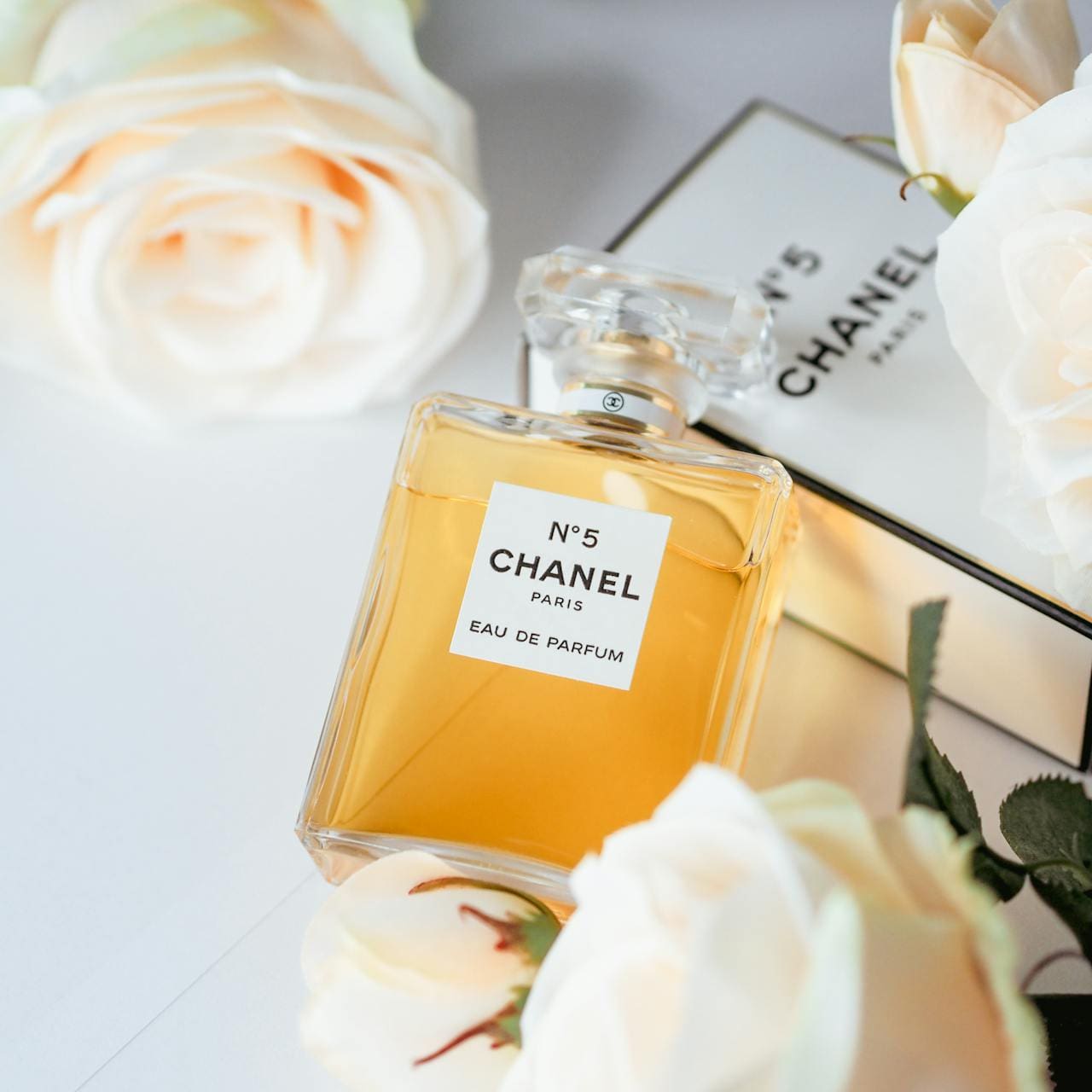 A bottle of Chanel N°5