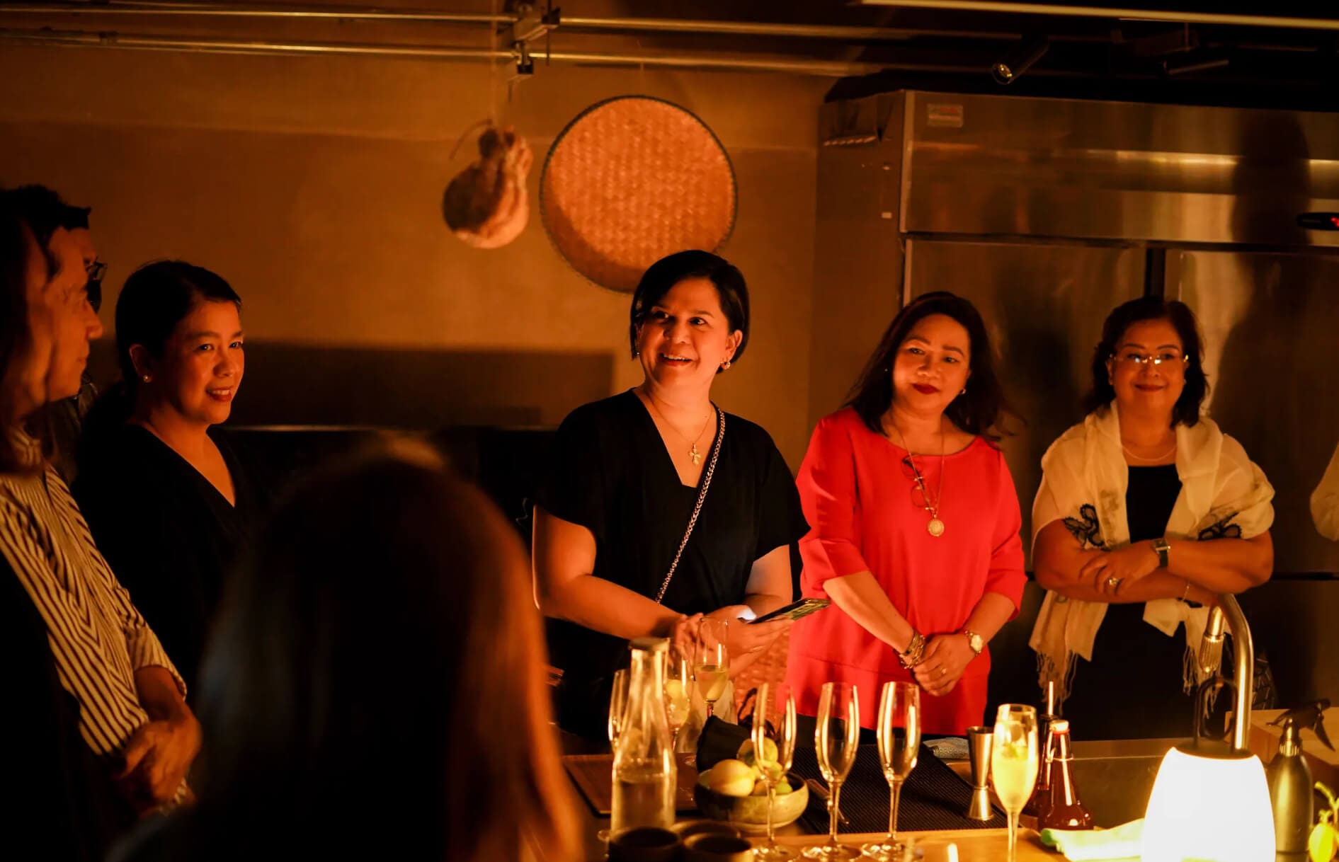 BPI Head of Consumer Segment Marketing, Geraldine Alcuaz welcomes clients in Toyo Eater’s exclusive VIPP R&D kitchen.