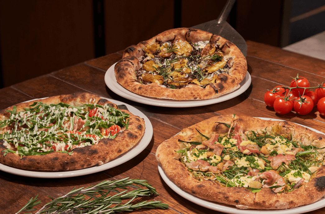 Pizzas at Osteria Mozza