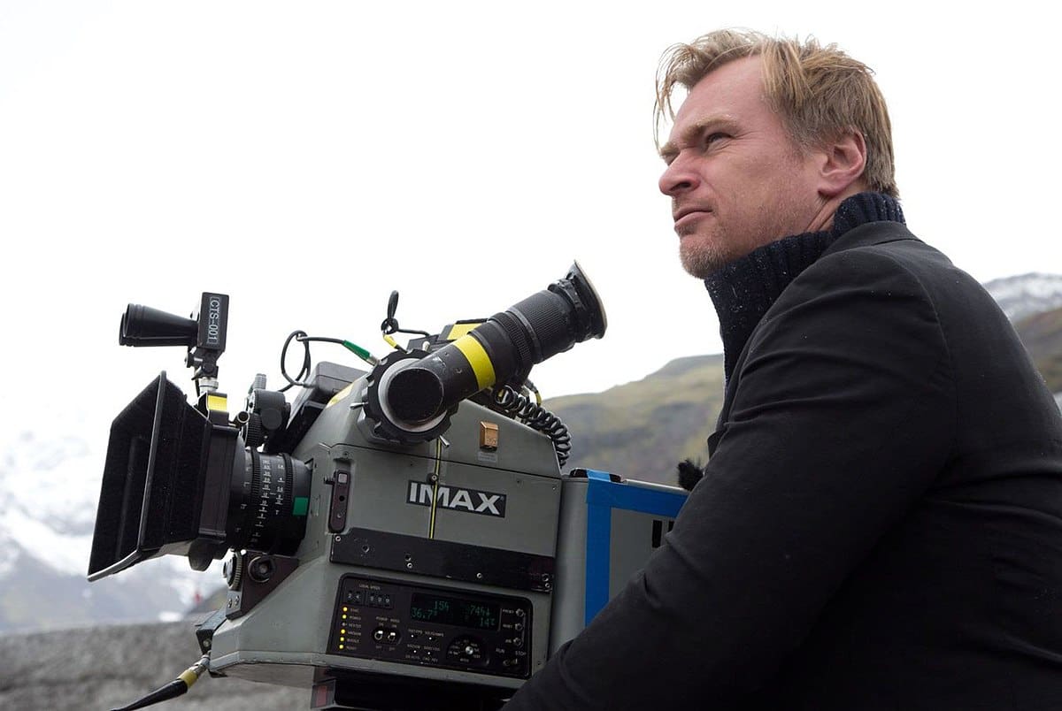Christopher Nolan filming Dunkirk