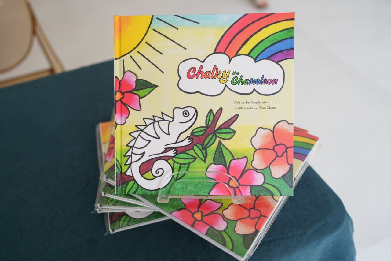 Copies of "Chalky the Chameleon"
