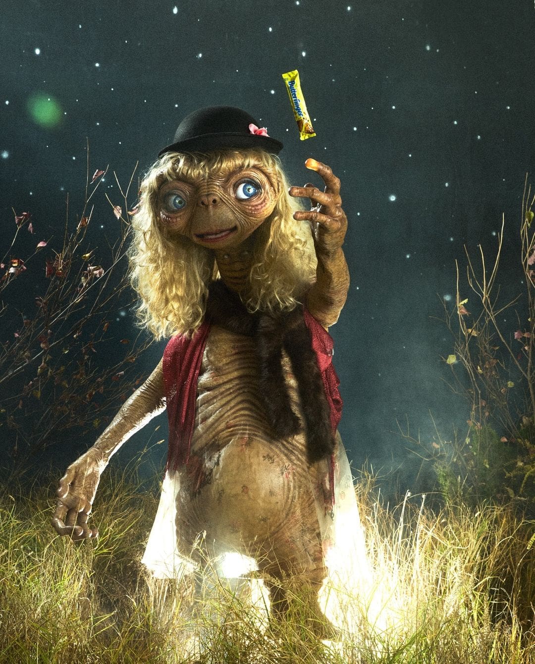 Heidi Klum as E.T.