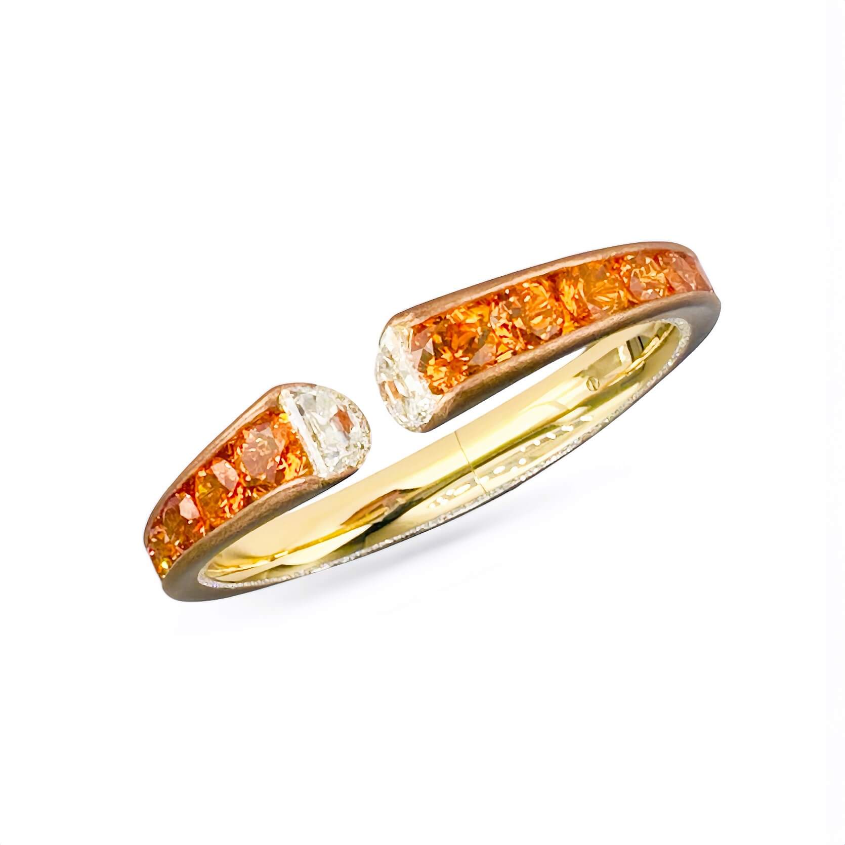 Forms Jewellery mandarin garnet bangle
