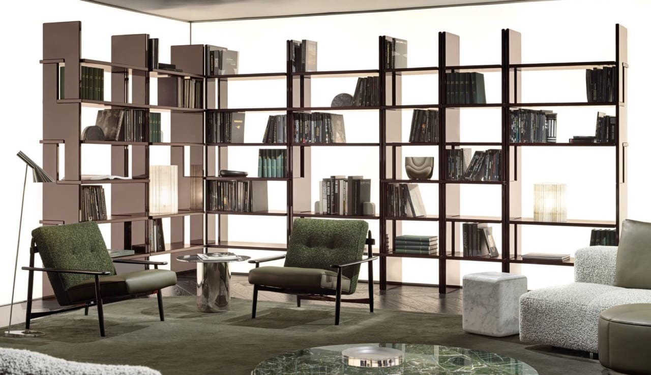 Minotti's Zoe Bookcase home