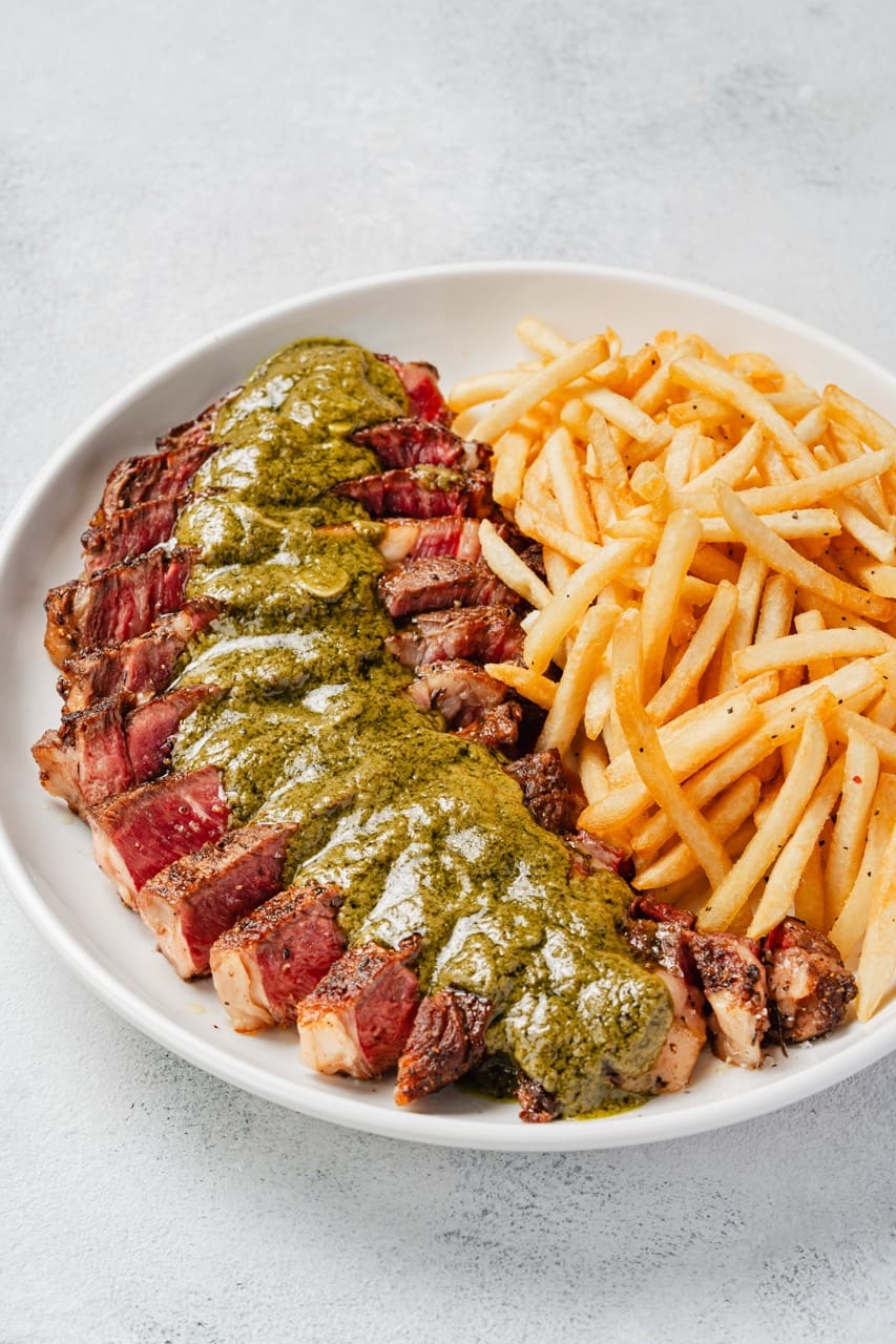 Entrecôte & Frites; Escargot; French Onion Soup; Mussels A La Mariniere