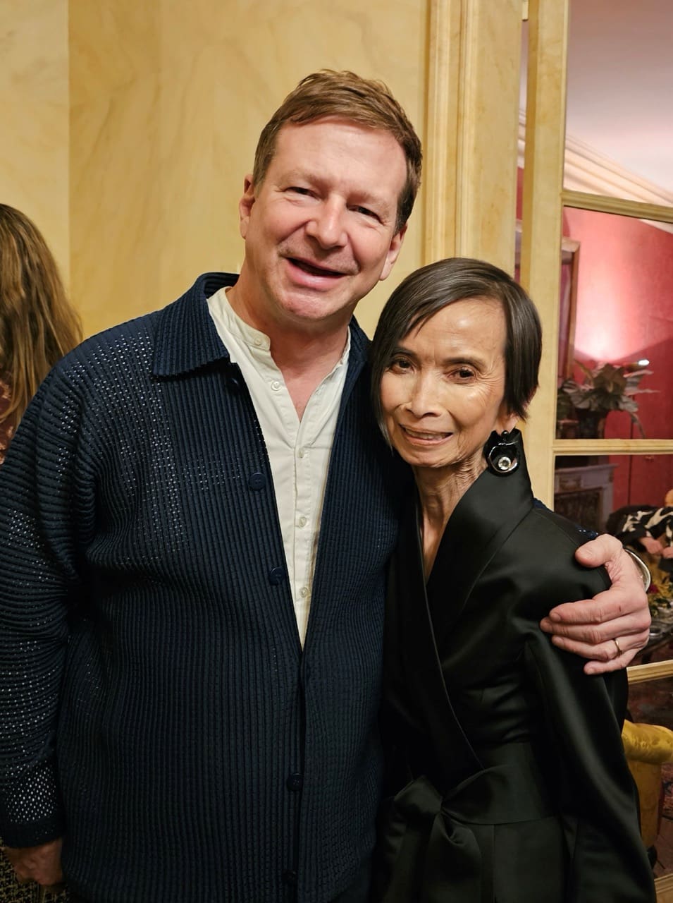 Sol owners Cindy Johnson and Jeanie Peterson; Josie Natori with Lorenz Baumer, former Jewelry artistic director of Chanel and Louis Vuitton