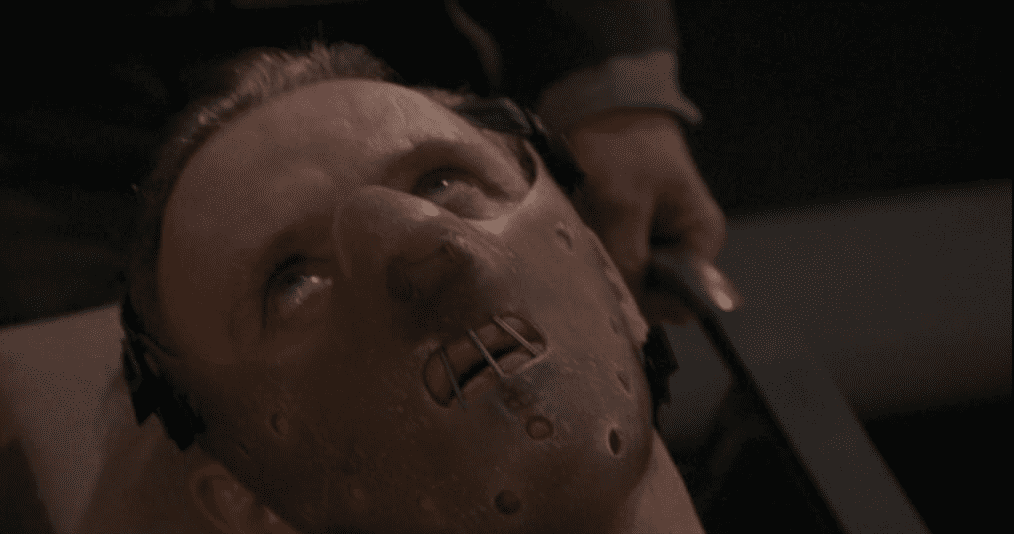Anthony Hopkins as Hannibal Lecter in "Silence of the Lambs"