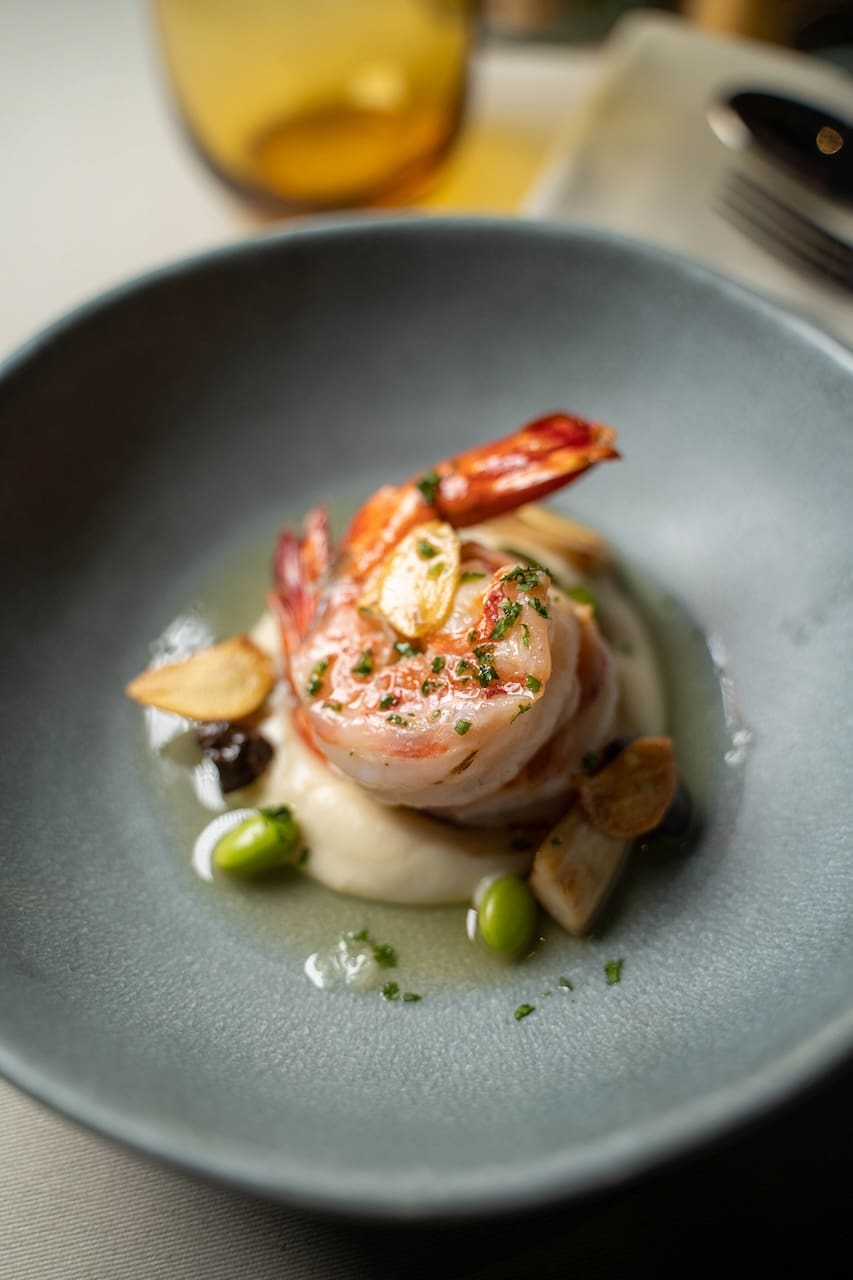 Gambas and Mushroom Al Ajillo