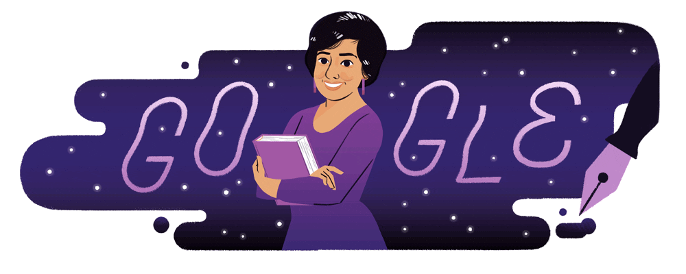 The Google Doodle for Paz Marquez-Benitez's 129th birthday