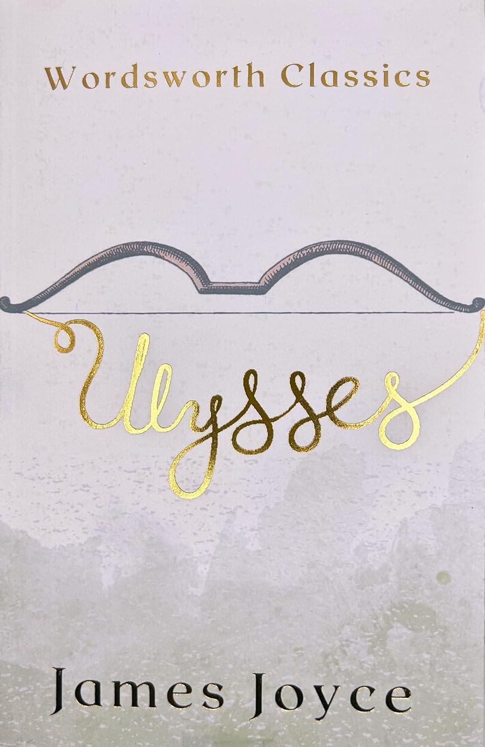 Covers of James Joyce's "Ulysses" and Louise Glück's "Meadowlands"