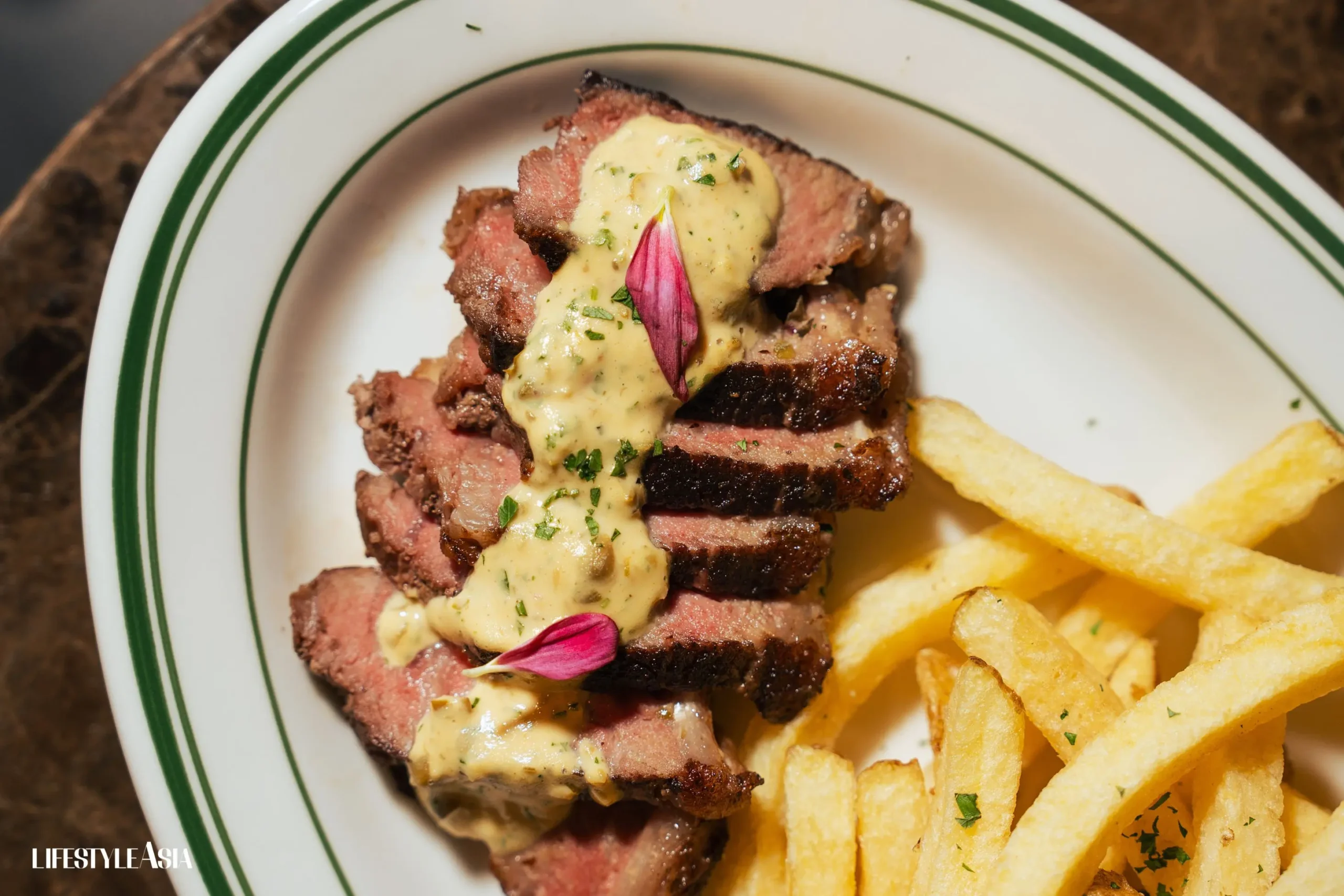 Picanha Steak and Fries from Wolfgang's Premiere Lounge