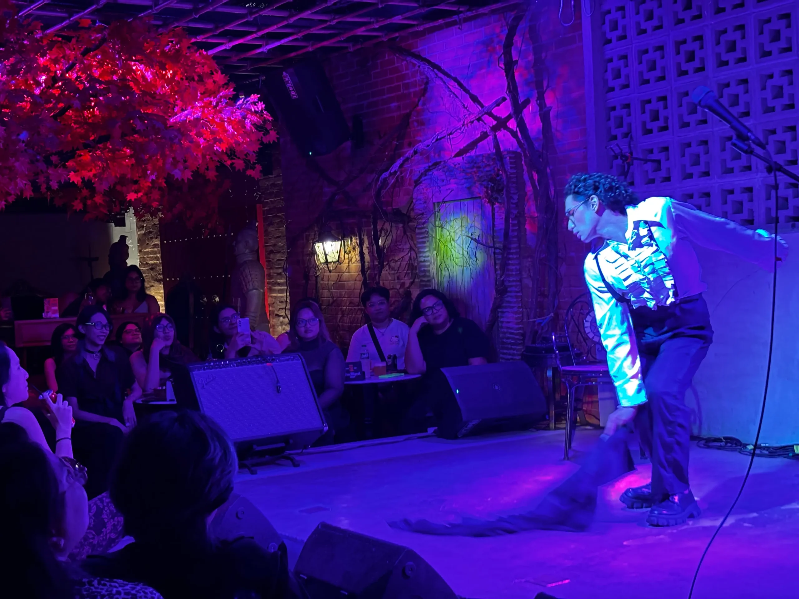 The show also featured performances from members of Burlesque PH (pictured here: Levity de la Vie)/Photos by Pilar Gonzalez