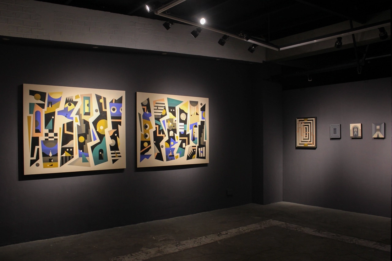 Installation views of A Bird, A Cage, A God Of Flowers, which runs until September 27, 2025