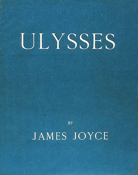 The first edition cover of Ulysses by James Joyce