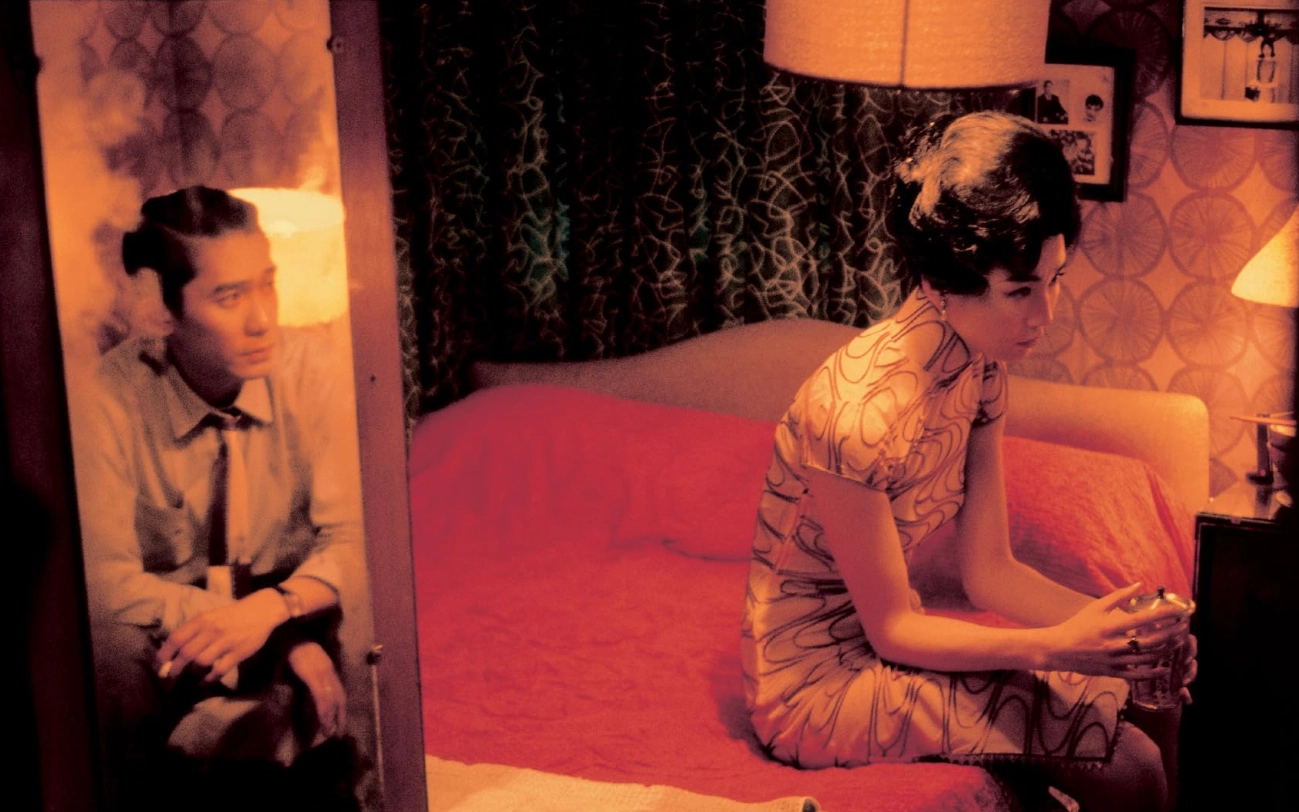 Tony Leung and Maggie Cheung star as Chow Mo-wan and Su Li-zhen, respectively, in "In the Mood for Love" (2000) by Wong Kar Wai