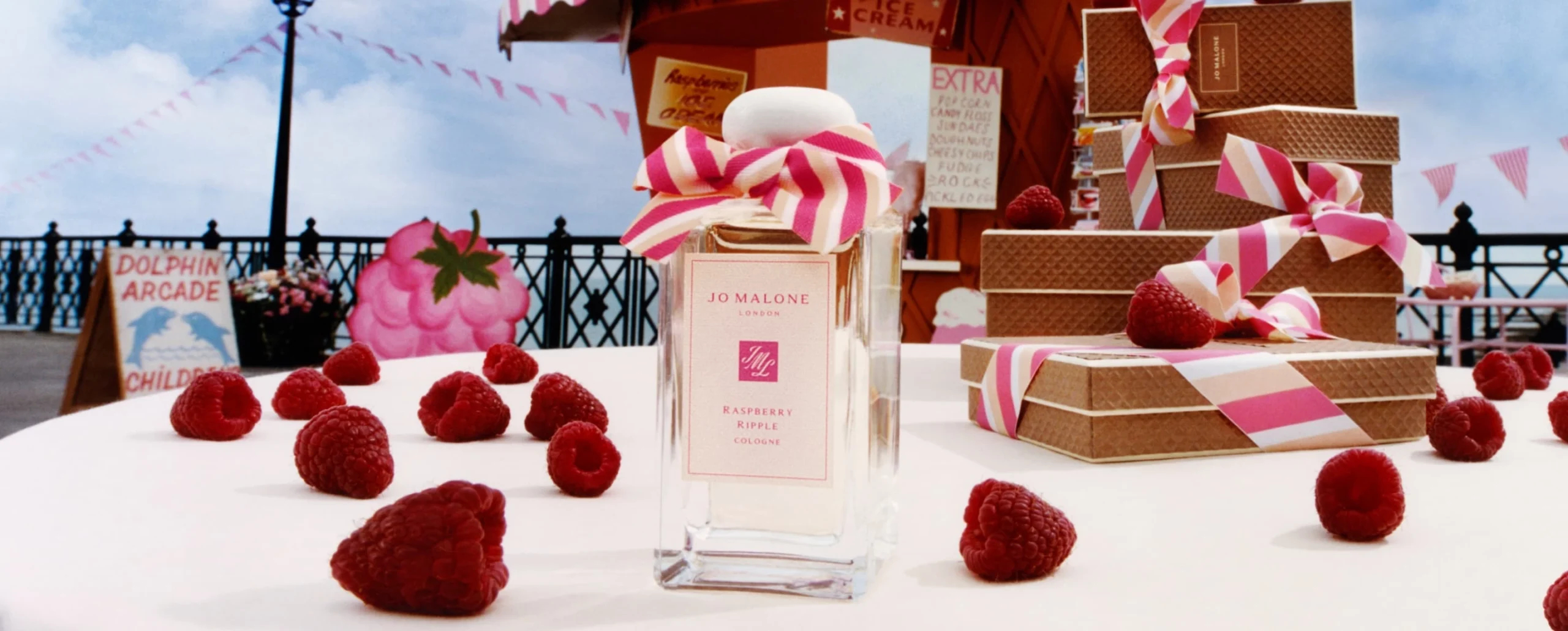 The Jo Malone limited-edition scent, "Raspberry Ripple"