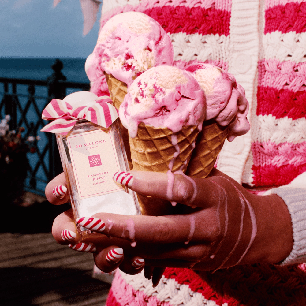 Jo Malone limited-edition scent, "Raspberry Ripple"