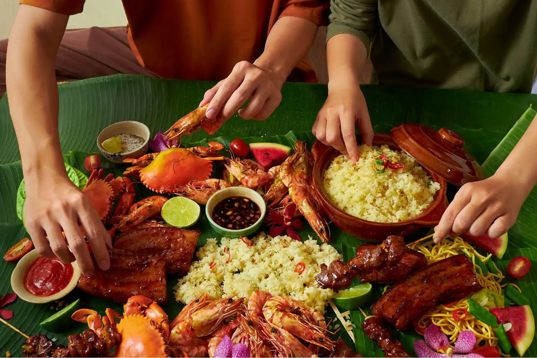 Filipino boodle fight - Michelin Guide