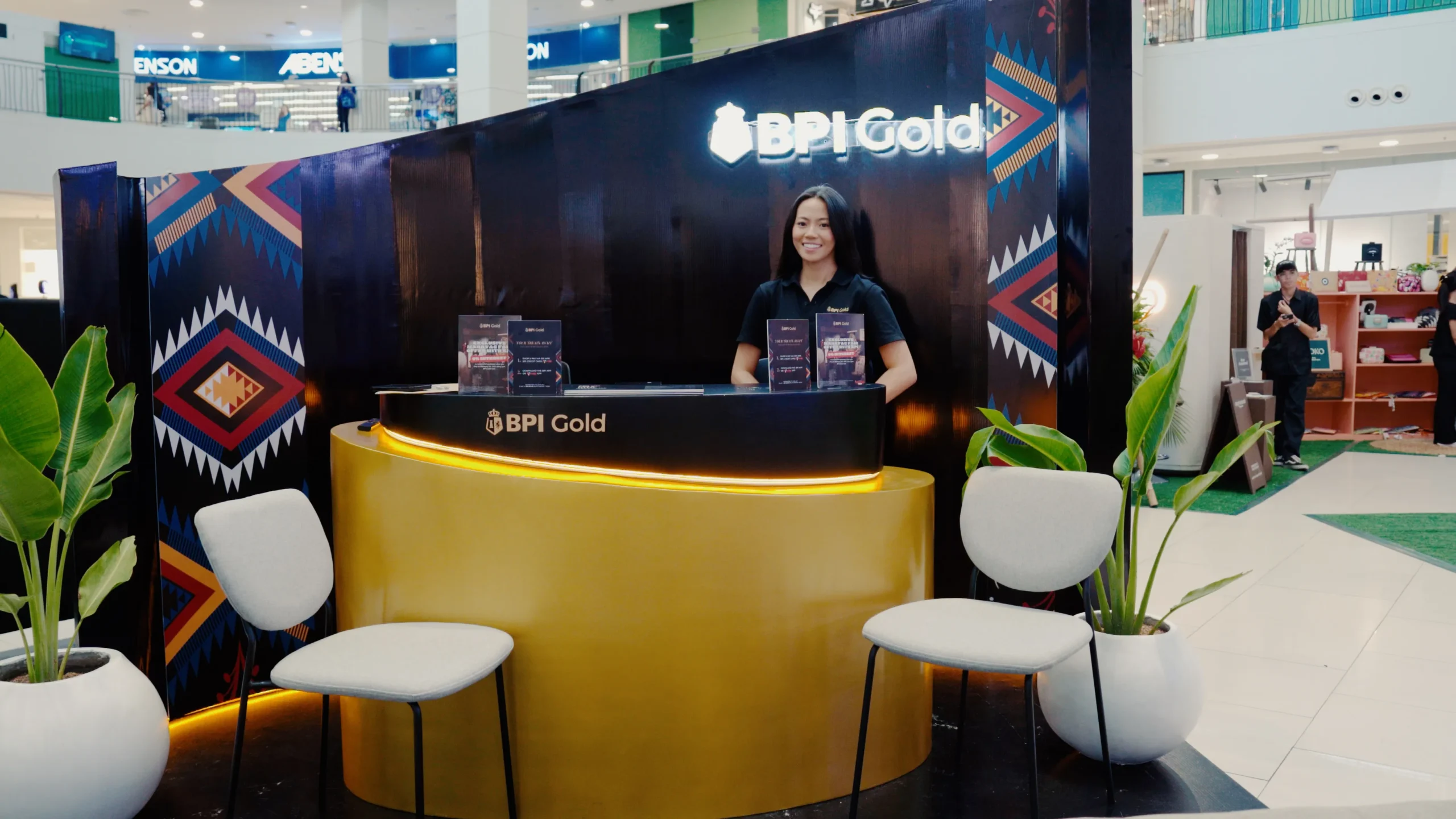 The BPI Gold booth at the Mahayag Fair welcomed valued clients with perks and services that made the event all the more enjoyable